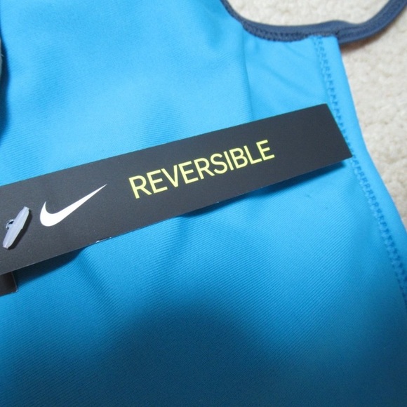 Relist 7/8❌Nike REVERSIBLE bikini top solid & pattern size M XL - Picture 8 of 12